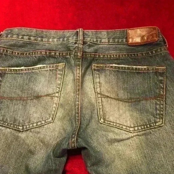 Denim Men's Jeans 31x32 Dillon Skinny Blue Distressed Denim. Vintage Bullhead - Picture 2 of 9